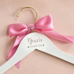 Flower Girl Dress Hanger, Personalized Flower Girl Hanger, Cute Flower Girl Gift, Flower Girl Proposal