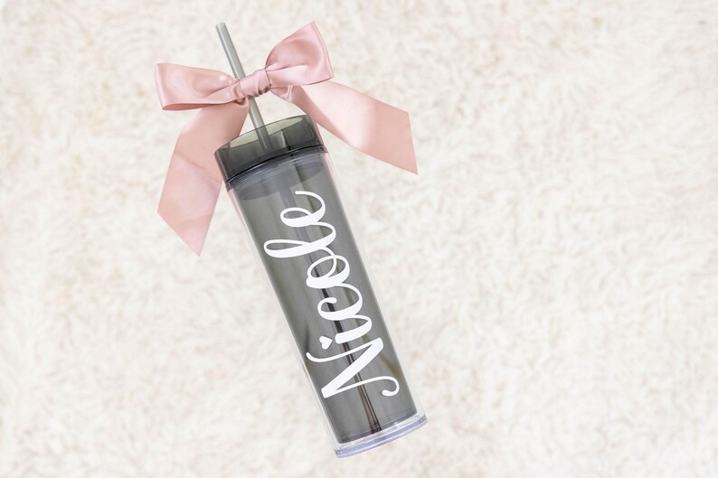 Bridesmaid Tumbler Personalized Bridesmaid Gift Personalized Tumbler Maid of Honor Bridal Party Gifts (TB06) afbeelding 2