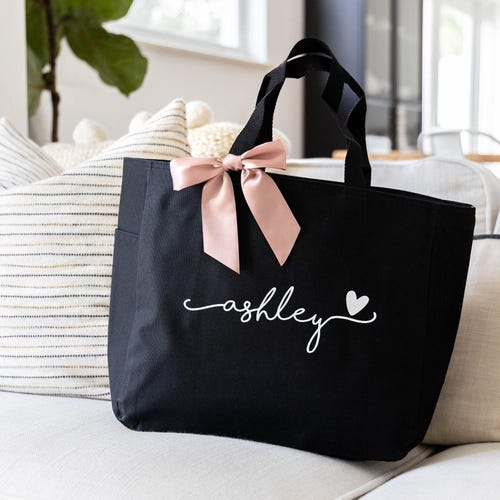 Bridesmaid Bags, Bridesmaid Tote, Custom Tote Bag Personalized