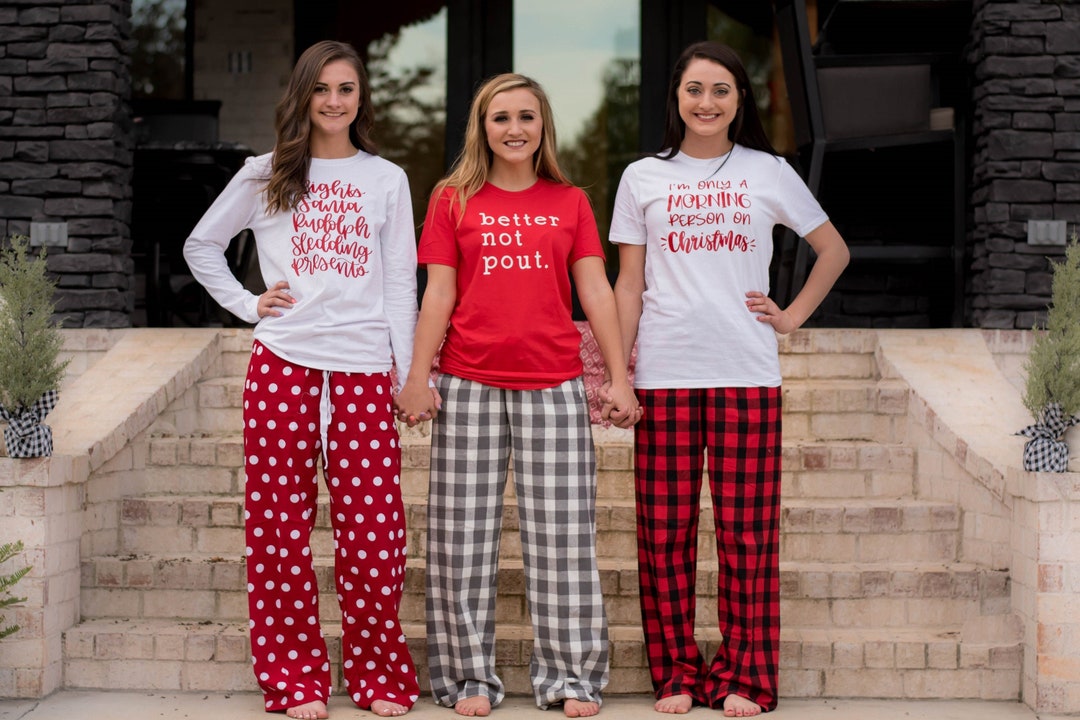 Family Christmas Pajama Pants Adult Christmas Pajamas Pants for Women