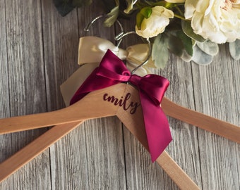 Bridesmaid Hangers Bride Personalized Wedding Dress Hanger