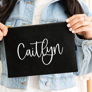 Bridesmaid Makeup Bags, Personalized Cosmetic Bags, Bridesmaid Proposal Gifts, Make up Bag