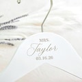 Custom Bridal Hanger, Bride Wedding Dress Hanger, Personalized Bride Hanger, Bride Gifts