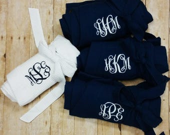 Bridesmaid Robes Monogram Bride Robe