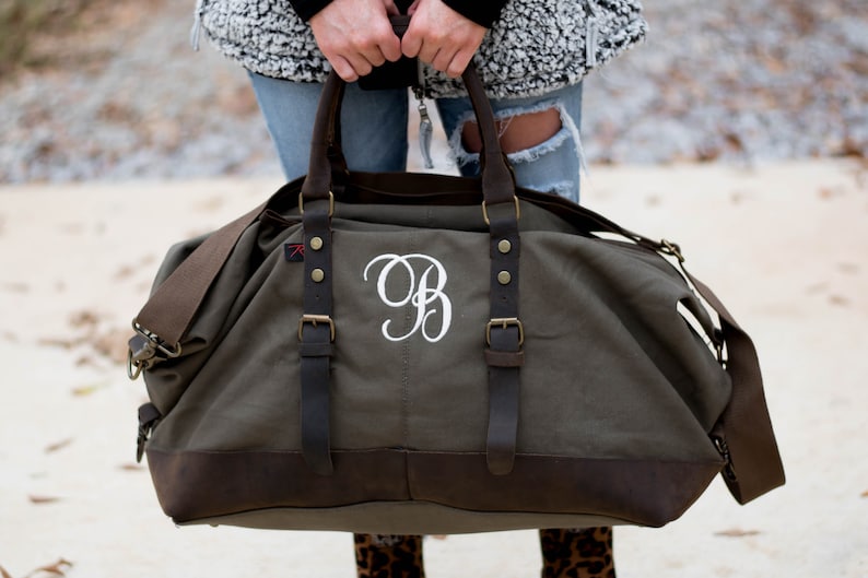 Personalized Duffle Bag Weekender Bag Women Duffle Bag | Etsy