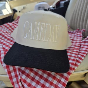Game Day Custom Trucker Hat, Embroidered Trucker Hat for Women immagine 1