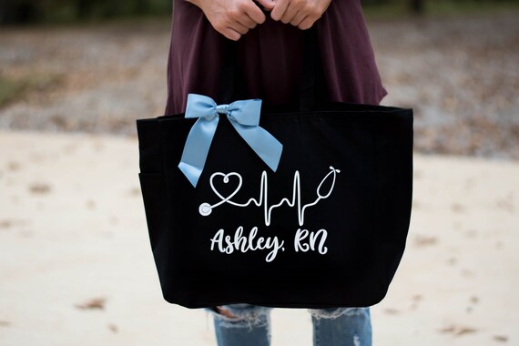 Safety First Drink With A Nurse Colorful Tote Bag With Zip