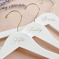 Bridesmaids Hangers, Wedding Hanger, Bridesmaid Hanger for Wedding Dress, Personalized Bridal Hanger