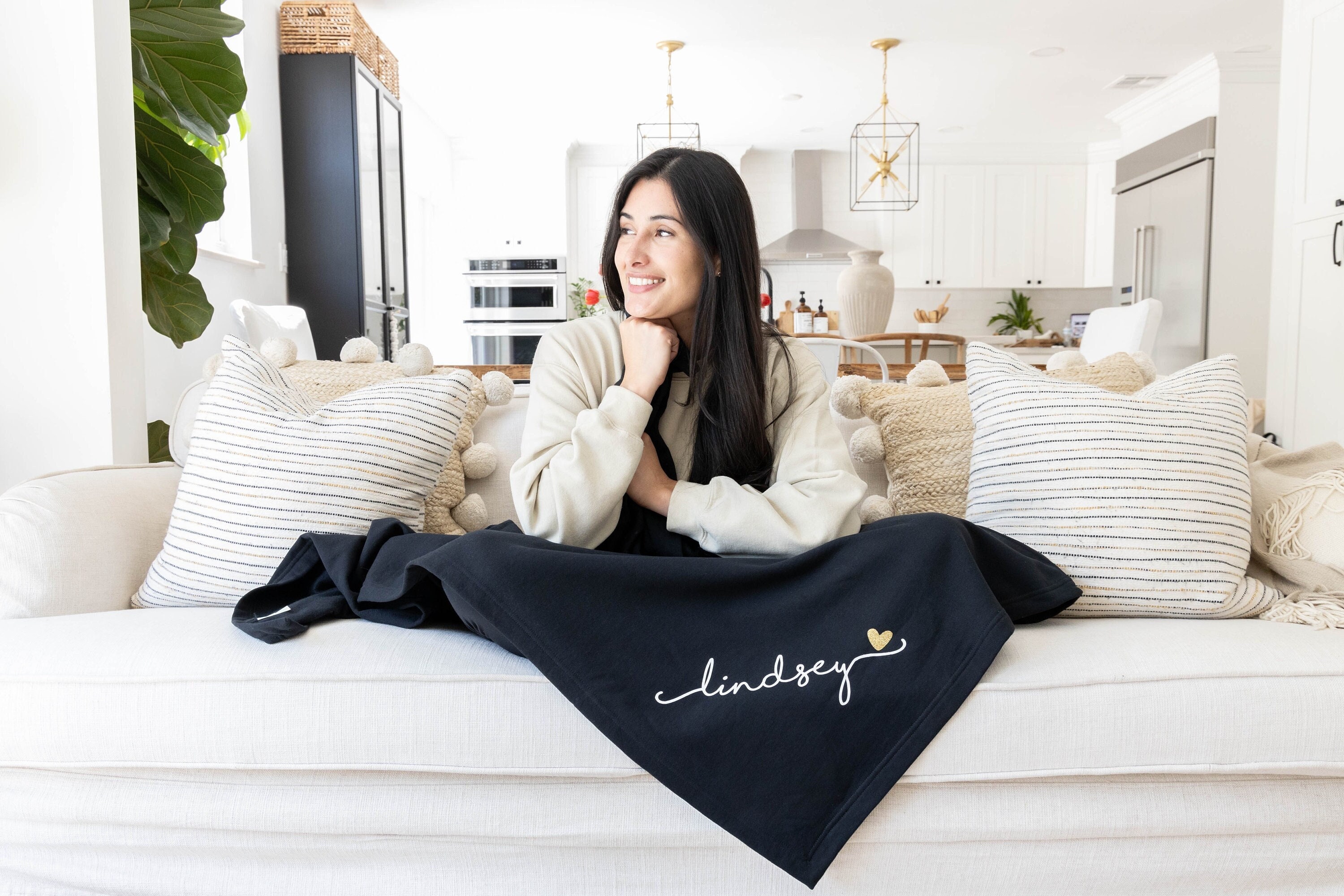 Custom Blanket With Name Personalized Throw Blanket Monogram Stadium Blanket for Adults Personalized Holiday Gifts Etsy