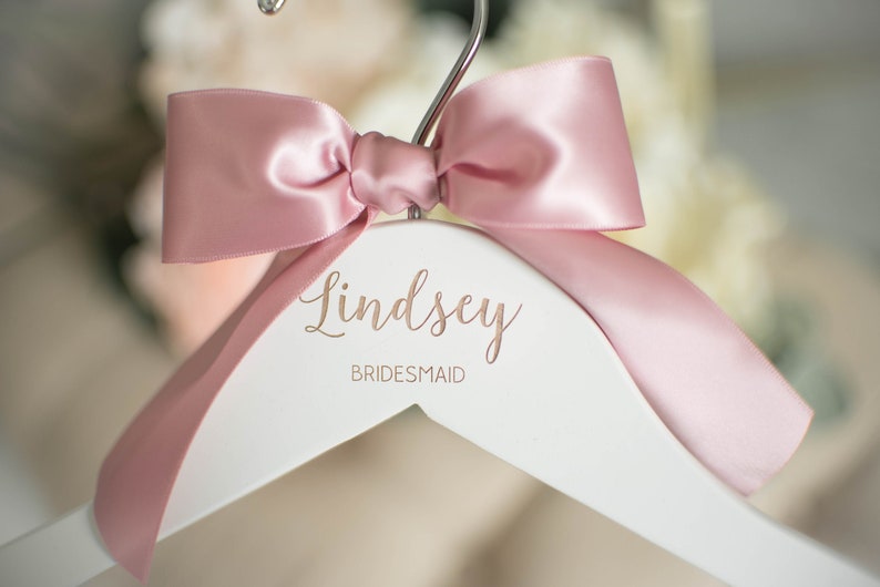 Bridesmaid Hangers Personalized Bridesmaid Hangers Wedding Hangers Bride Hanger Personalized Wedding Hanger Bridal Hanger Bride Engraved 