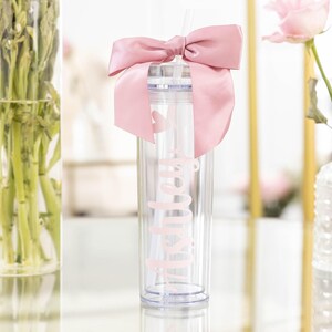 Bridesmaid Tumbler Personalized Bridesmaid Gift Personalized Tumbler Maid of Honor Bridal Party Gifts (TB06) afbeelding 4