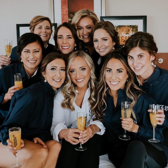 oversized button down shirt for bridesmaids