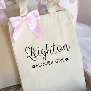 Flower Girl Bag, Cute Flower Girl Gift Bag, Will you be my Flower Girl Proposal Gift