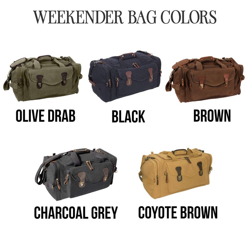 Bolsa de fin de semana personalizada para hombre, bolsa de lona para hombre, regalo para padrinos de boda, bolso de mano, regalo para padrino. imagen 4