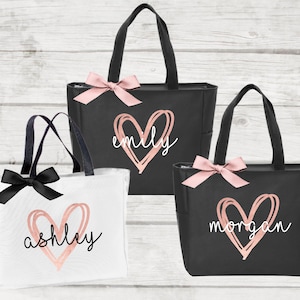 Bridesmaid Tote Bags, Maid of Honor Tote, Personalized Bridesmaid Bags, Bridal Party Bridesmaid Gifts