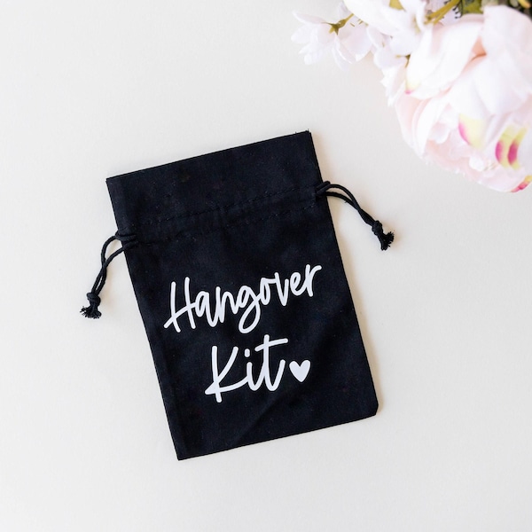 Hangover Kit Bags Bachelorette Party Favors Bachelorette Survival Kit Bachelorette Party Bags (BR087)