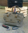 Groomsmen Personalized Military Style Mechanic Canvas Tool Bag Kit Ammo Bag Groomsman ~Father's Day Gift~Anniversary