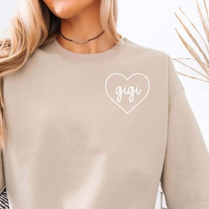 Sudadera para la abuela ~ Sudadera personalizada para la abuela ~ Regalos para el Día de la Madre ~ Regalo por menos de 20 € ~ Regalos personalizados para la abuela