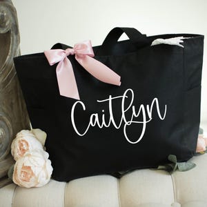 Bridesmaid Tote Bags, Maid of Honor Tote, Personalized Bridesmaid Bags, Bridal Party Bridesmaid Gifts
