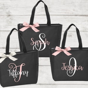 Monogrammed Tote Bag Bridesmaid Tote Bags Monogrammed Bridesmaid Totes Personalized Tote Bags Monogrammed Tote Bride Tote Bag