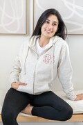 Monogrammed Jacket ~Embroidered Hoodie Jacket ~ Personalized Full Zip Jacket ~ Gifts for Her