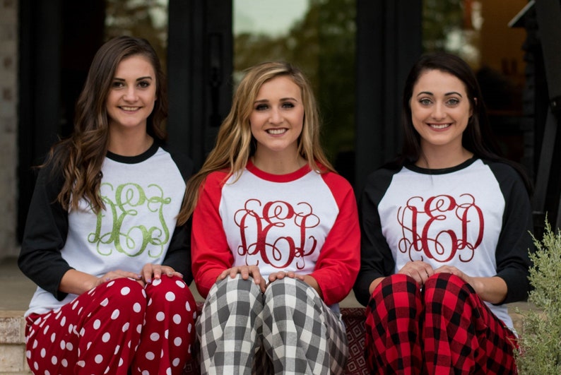 Family Christmas Pajama Shirts Adult Christmas Pajama Shirts | Etsy