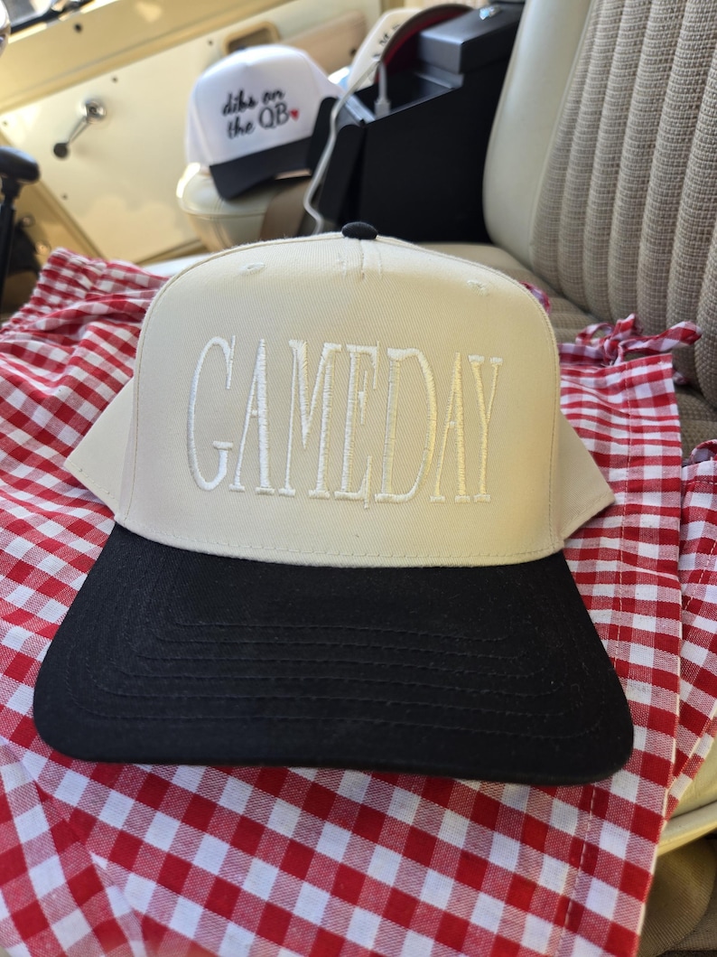 Game Day Custom Trucker Hat, Embroidered Trucker Hat for Women immagine 2