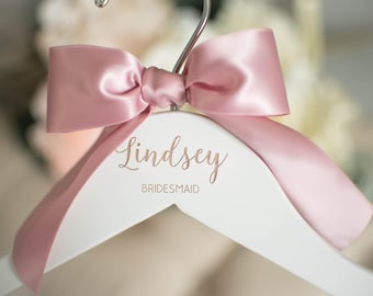 Bridesmaid Hangers Personalized Bridesmaid Hangers Wedding Hangers Bride Hanger Personalized Wedding Hanger Bridal Hanger Bride Engraved