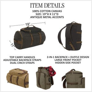 Weekender Bag Men ~ Personalized Duffle Bag ~ Groomsmen Gift for Best Man ~ Personalized Gift for Men image 7