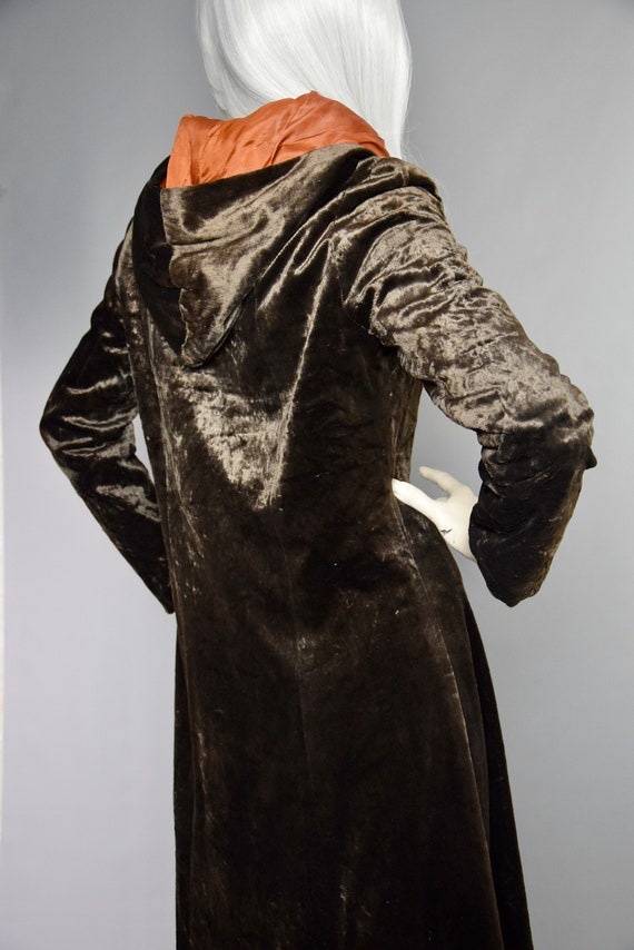 Jeff Banks Velvet Coat | 70s Panne Velvet Jacket … - image 6