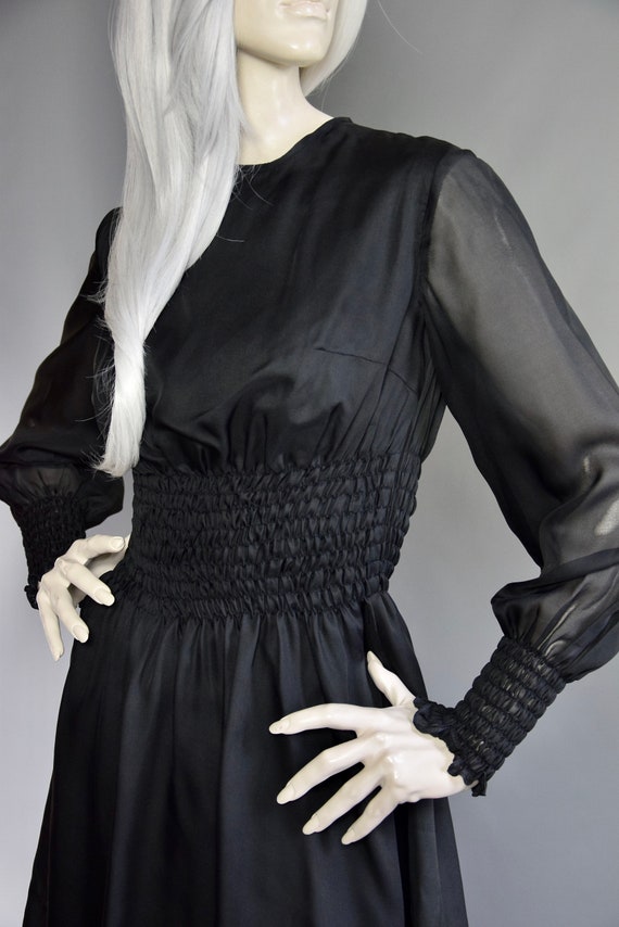 British Boutique Mini | 60s Little Black Dress | … - image 7