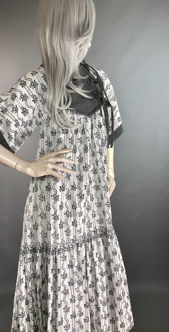 ANNE TYRRELL Kaftan | Monochrome Maxi Tunic | Kur… - image 5