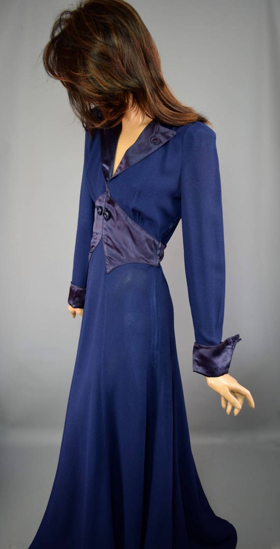 OSSIE CLARK for Radley Marvellous Midnight Blue Ta