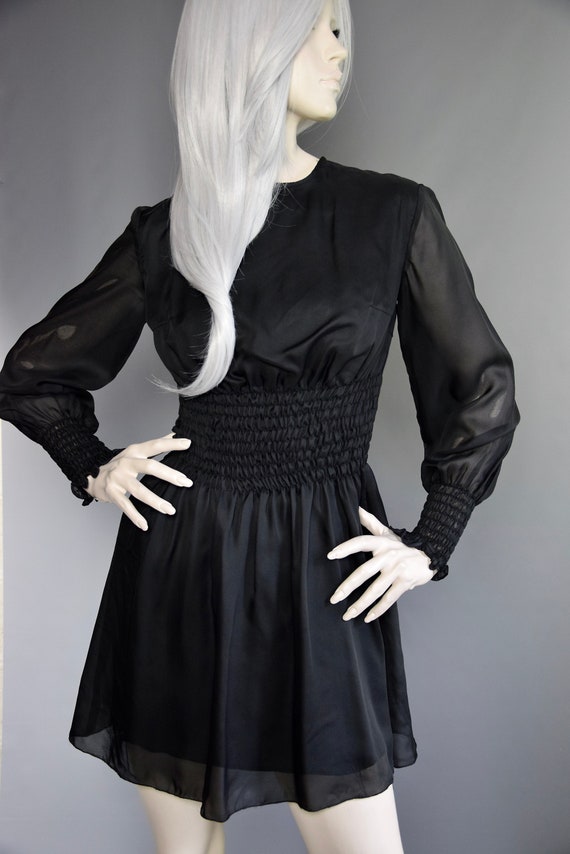 British Boutique Mini | 60s Little Black Dress | … - image 2