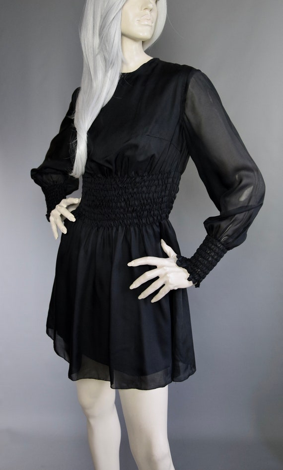 British Boutique Mini | 60s Little Black Dress | … - image 4