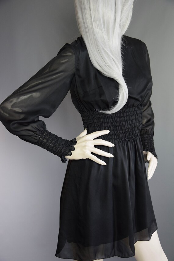 British Boutique Mini | 60s Little Black Dress | … - image 9