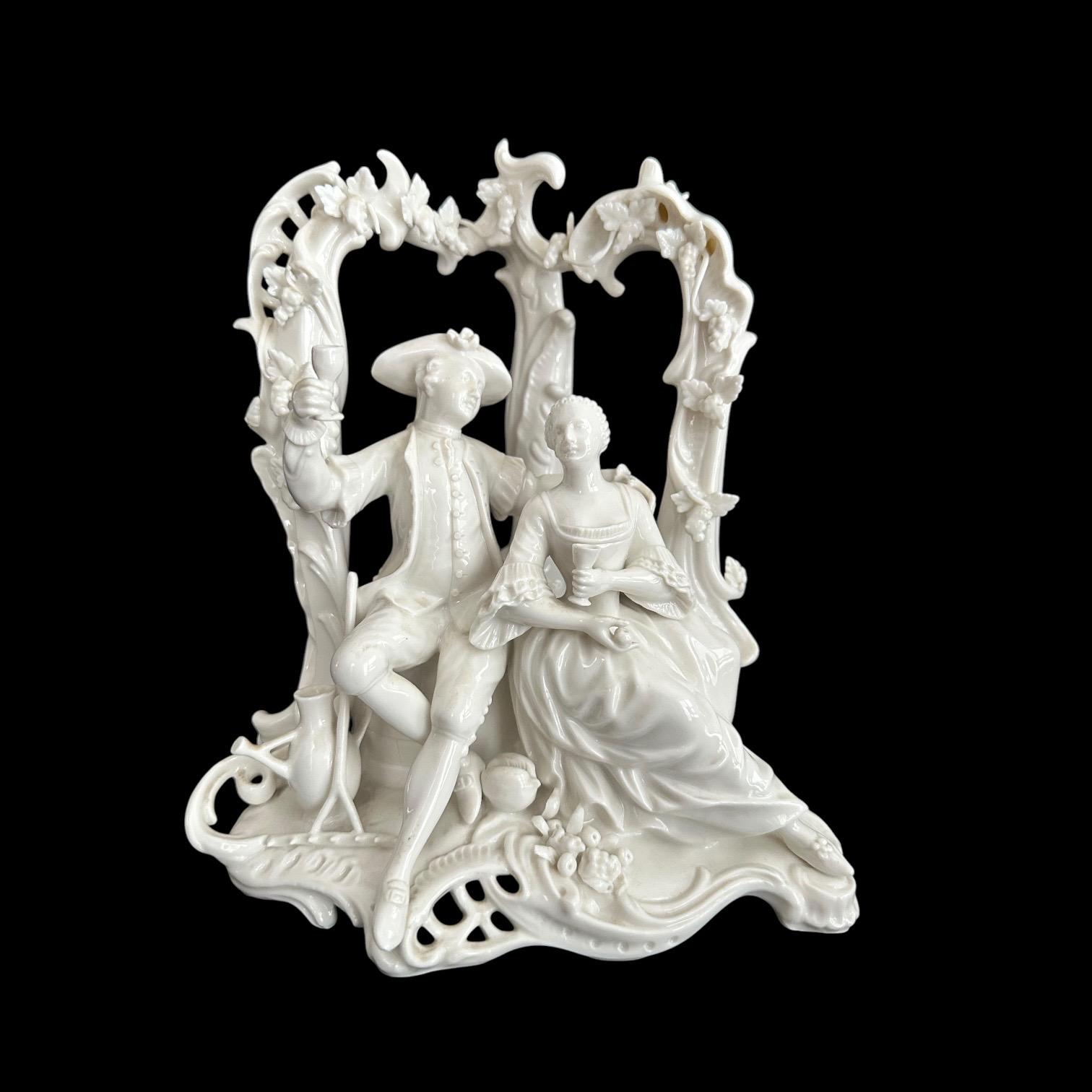 レア！Nymphenburg ニンフェンブルグ サイ陶器彫刻 レア！Nymphenburg ニンフェンブルグ サイ陶器彫刻