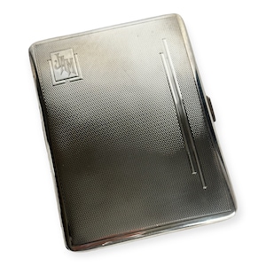 Beddoes & Co. Birmingham, England Sterling Silver Cigarette Case Ca. 1933