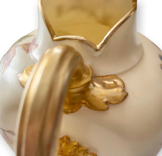 ロイヤルウースター 1907年 金彩ブラッシュアイボリーポプリポット ロイヤルウースター 1907年 金彩ブラッシュアイボリーポプリポット