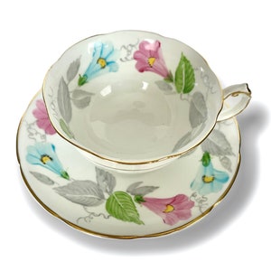 Vintage Swansea Geroge Jones & Sons Crescent China Tea Cup And Saucer