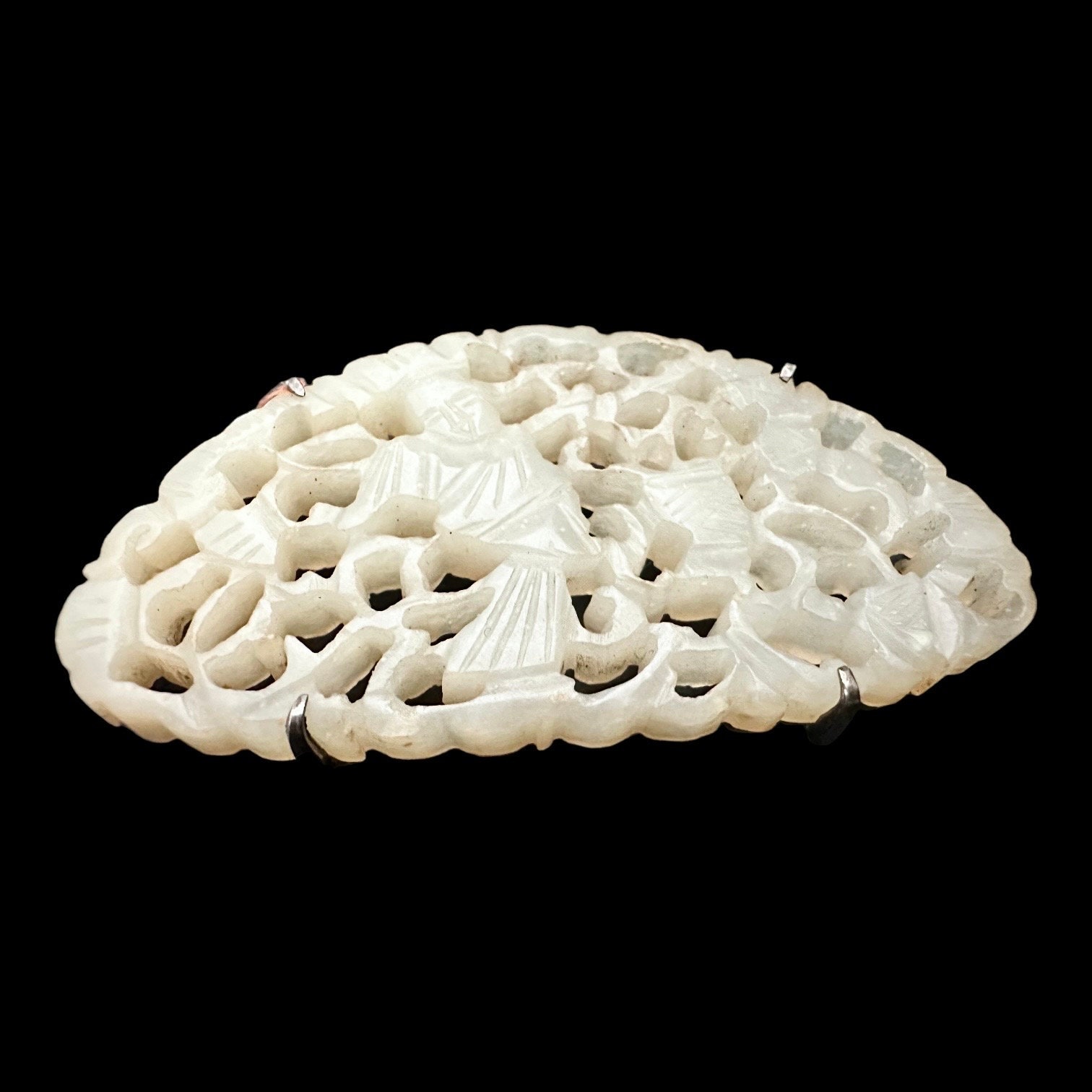 アンティーク 中国 ホワイト ジェード Antique Chinese White Jade Carving - Zentner Collection