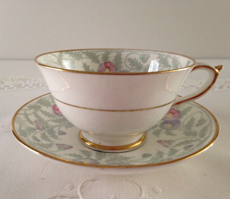 Paragon China Tea Cup and Saucer Teacup Set Etsy