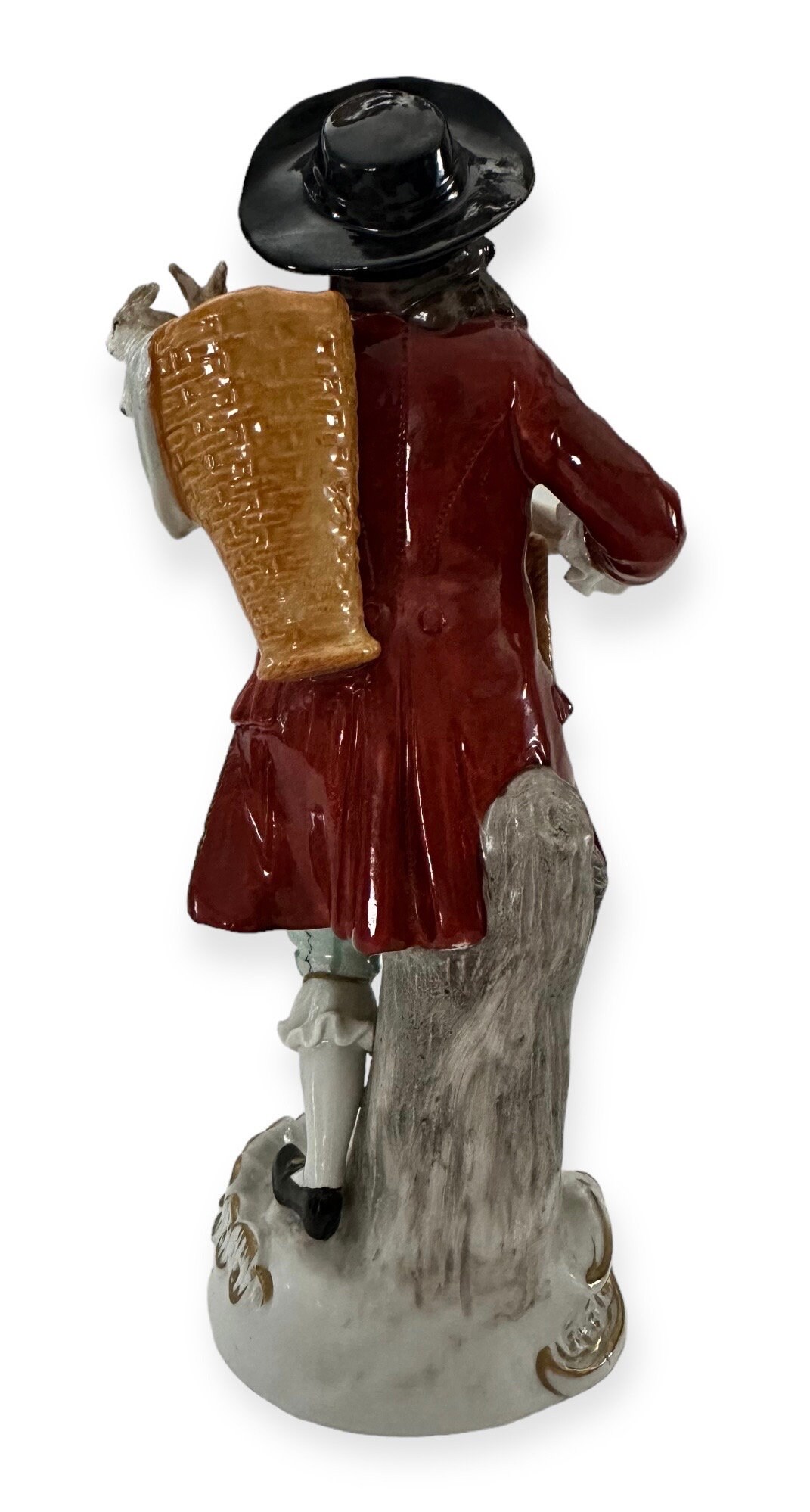 Belle Vieux Figurine En Porcelaine