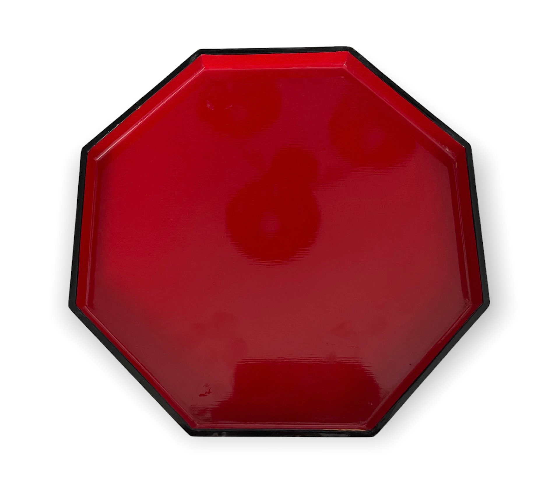 黒と赤の漆塗り箱、螺鈿細工の八角形トレイ - Etsy 日本