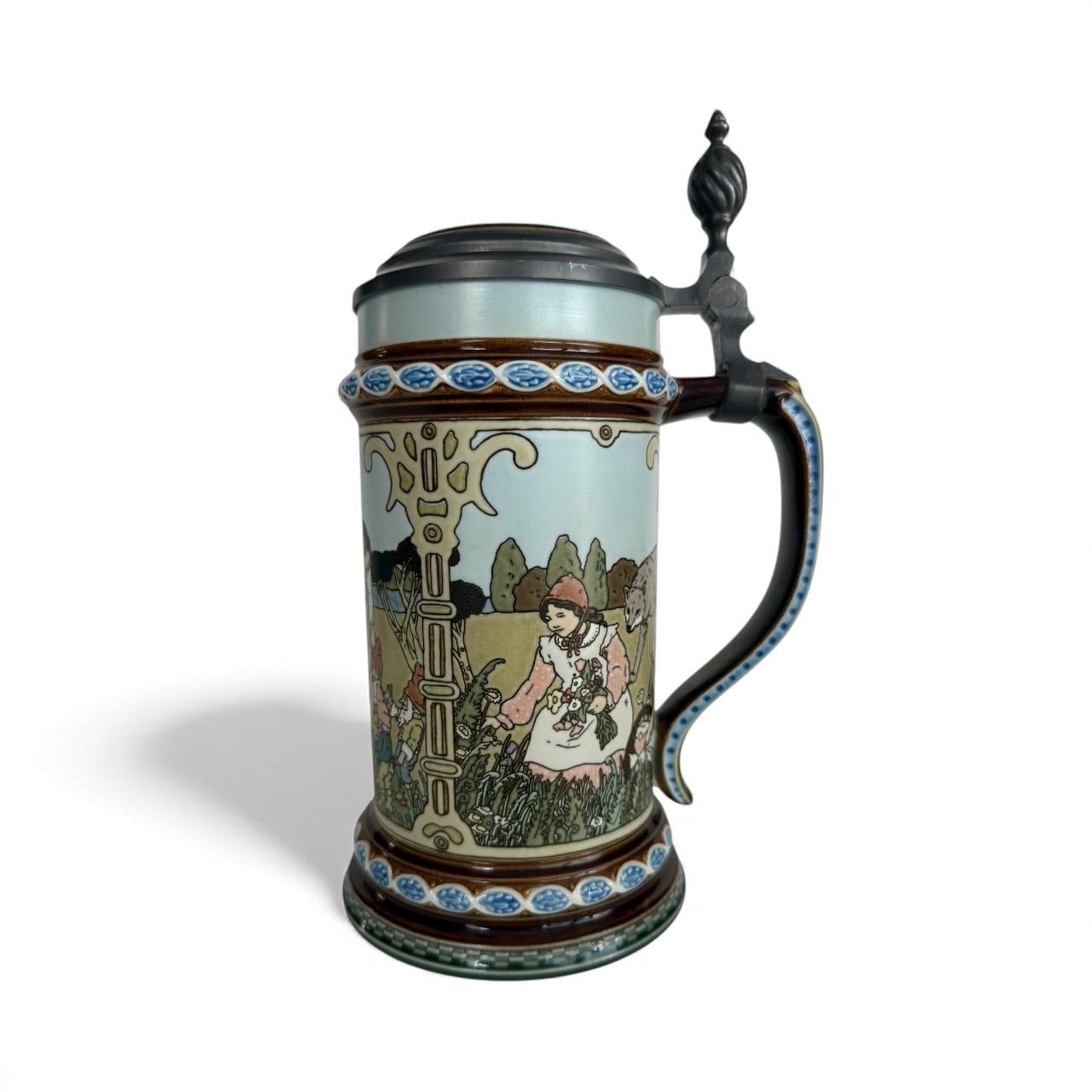 Villeroy & Boch Mettlach Brothers Grimm Fairy Tales Beer Stein