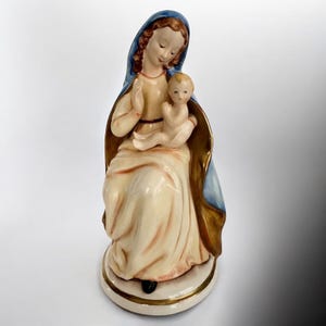 Vintage Goebel Madonna with Christ Child Figurine 40146-21 Mary and Jesus Hummel