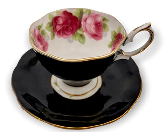 Royal Albert Old English Rose Porzellan Teetasse und Untertasse Teetasse Set