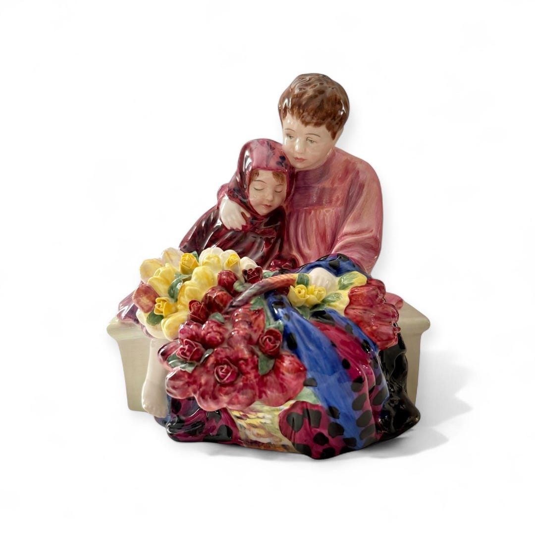 Large Royal Doulton Flower Sellers Children Figurine HN1342 - Etsy