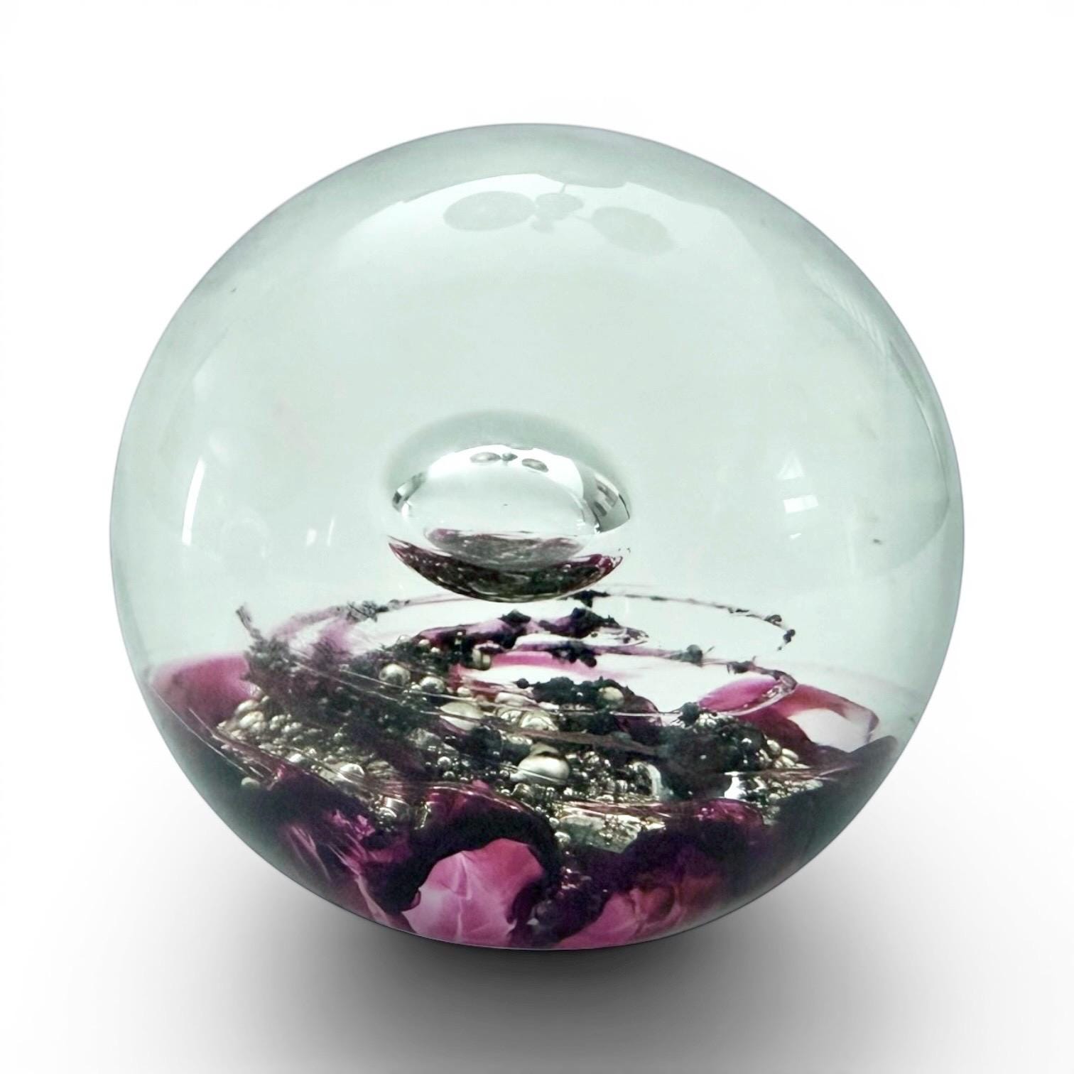 置物 SELKIRK GLASS Stunning Selkirk Glass Handblown Paperweight Signed. - Etsy
