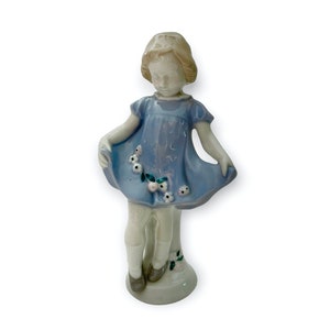 Vintage Grafenthal Carl Scheidig Girl Porcelain Figurine